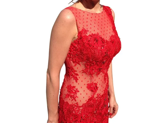 Autre Marque Vestido Sherri Hill Roja 