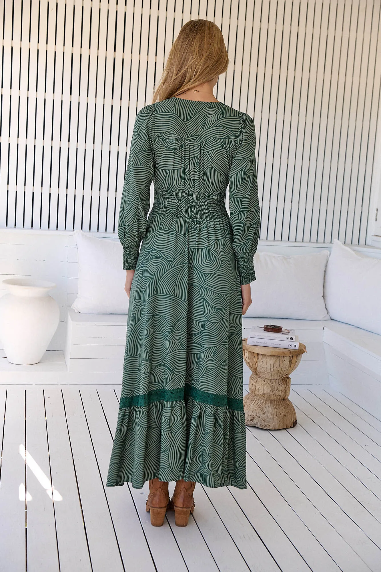 Jaase Vestido maxi Sabrina estampado