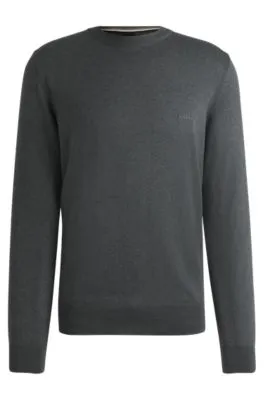 Jersey de algodón con logo bordado